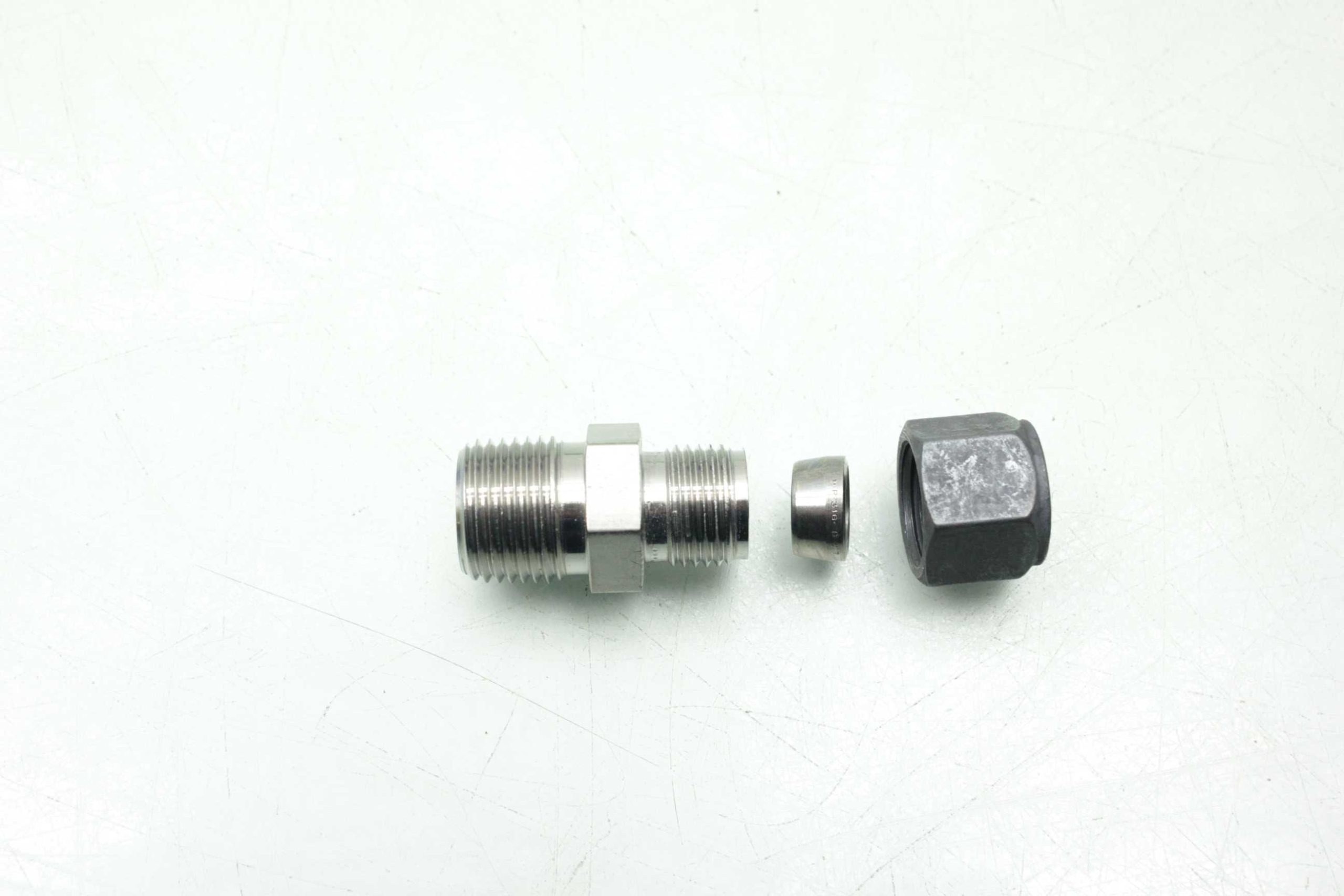 3 New Parker 6-6 FBZ-SS Male Connectors / Stainless / SS-600-1-6 / 3/8" - New - Image 9
