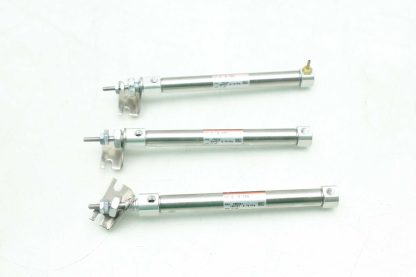 3 SMC NCJ2L10 300 Round Body Air Cylinders Used 173241643911
