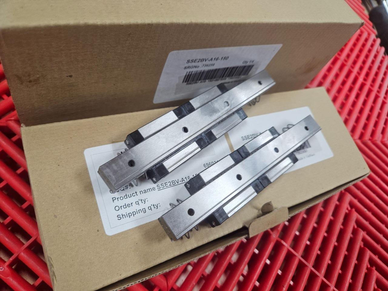 (4) New Misumi SSE2BV-A16-150 Linear Guide Blocks 150mm Rails - New - Image 13