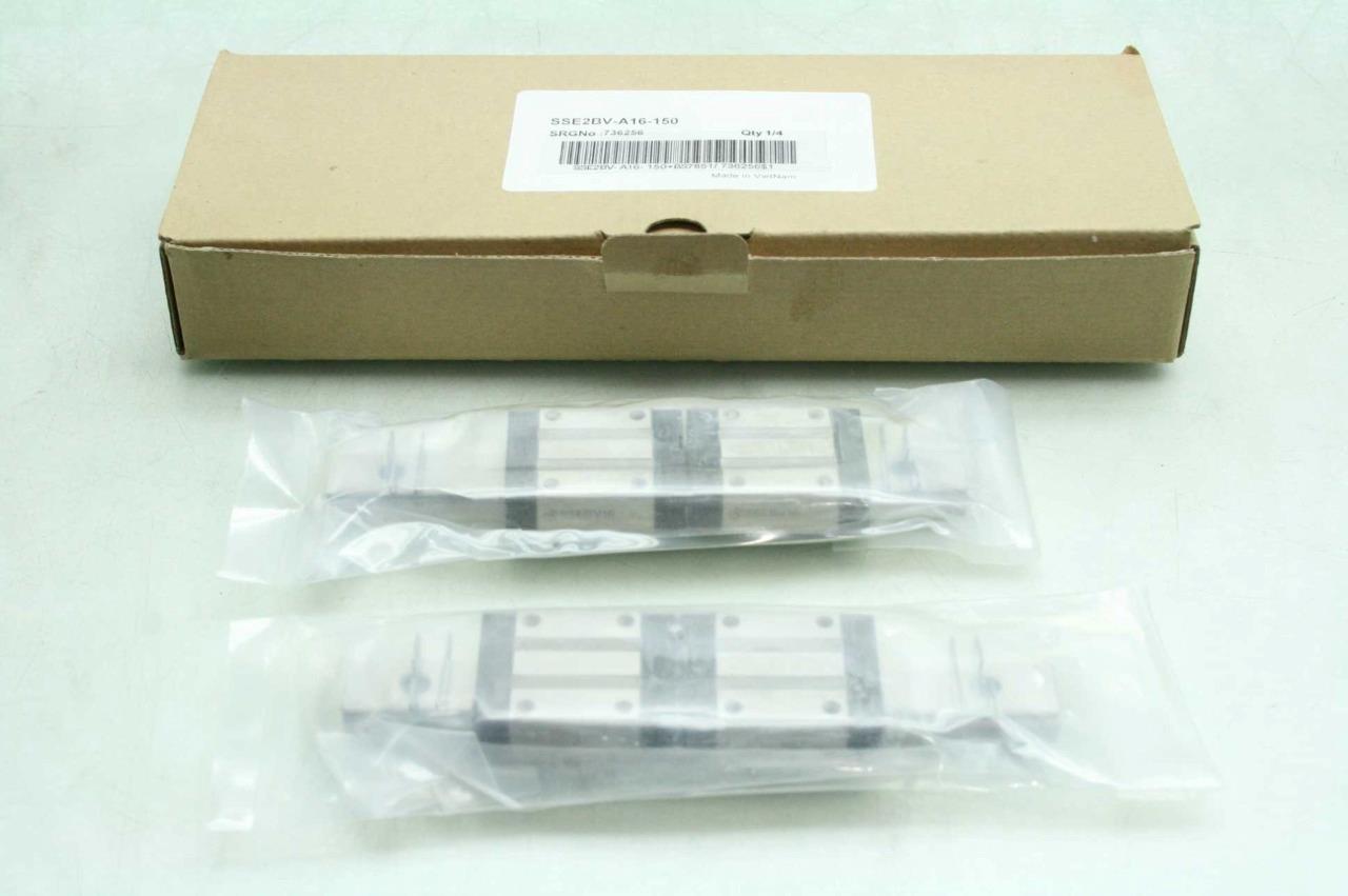 (4) New Misumi SSE2BV-A16-150 Linear Guide Blocks 150mm Rails - New - Image 17
