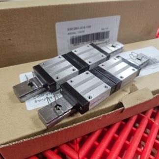 (4) New Misumi SSE2BV-A16-150 Linear Guide Blocks 150mm Rails - New