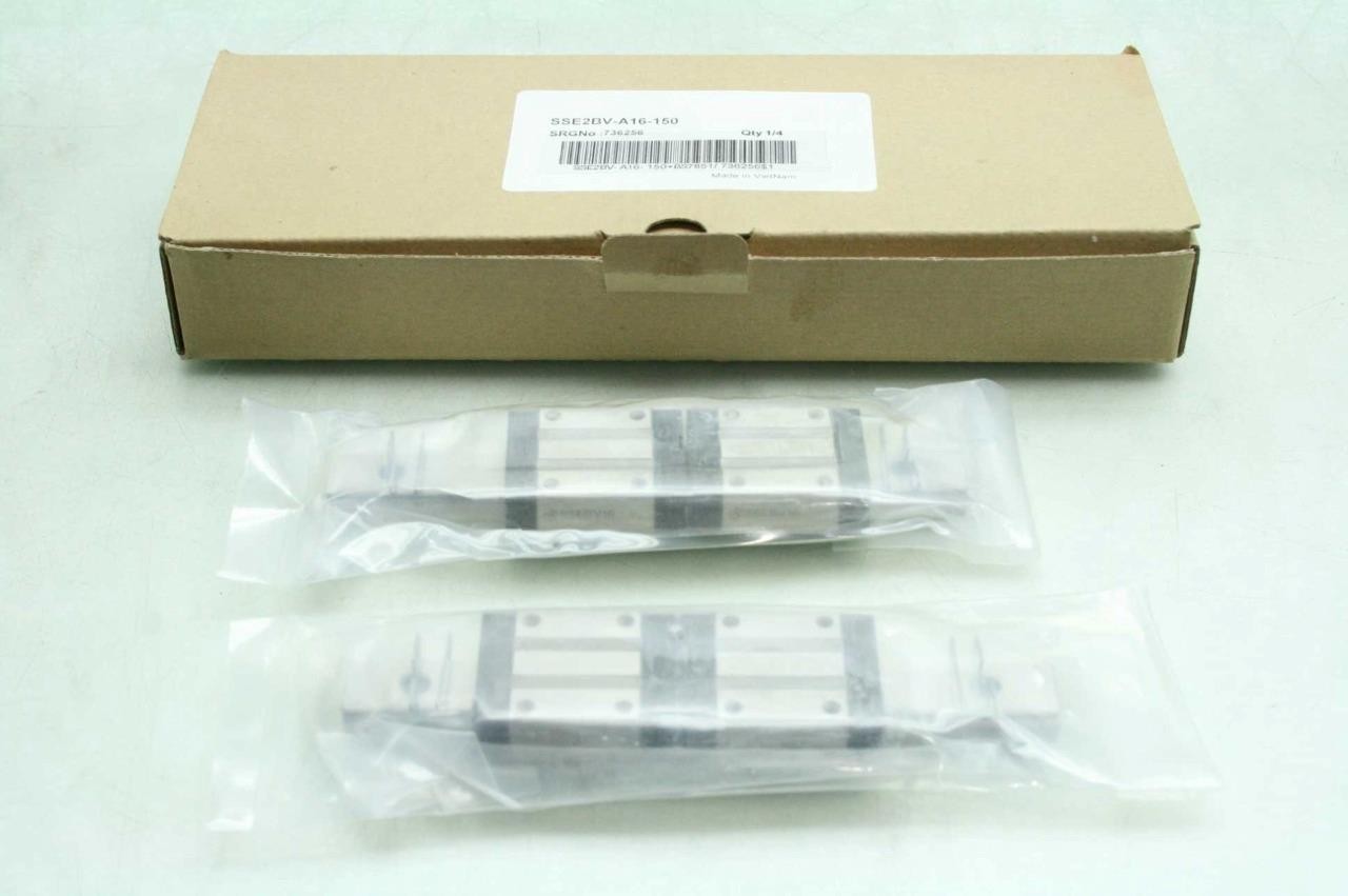 (4) New Misumi SSE2BV-A16-150 Linear Guide Blocks 150mm Rails - New - Image 8