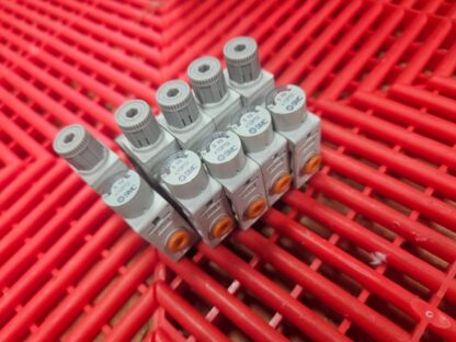 5 SMC ARM5SA-56-AZ Single Unit Type Inline Regulator 7~105 PSI 5/32" In/Out - Used - Image 8