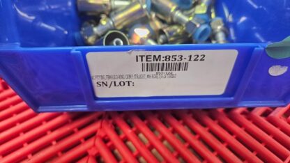 (5) Straight #6 (3/8") Crimp 5/8"-18 Female Beadlock A/C Hydraulic Fittings - New - Image 5