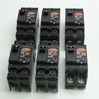6 Fuji Electric EA32AC-BB2AEAC-003 Automation Circuit Breaker 3 Amp 2 Pole - Used