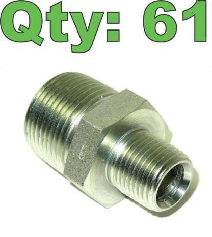 (61) Brennan 5404-16-12 Hex Nipple 3/4" Male NPT to 1" Male NPT, 16MP-12MP - New