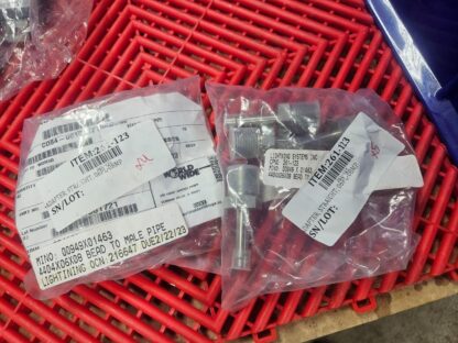 (8) Brennan 4404-06-08 3/8" Beaded Hose Barb x 1/2" Male NPT - New - Image 5