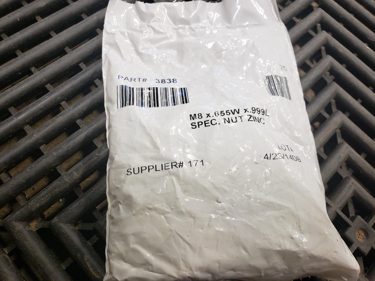 80/20 Inc. 3838 Economy Slide In T-Nut M8 Zinc - Lot of 25 - New - Image 8