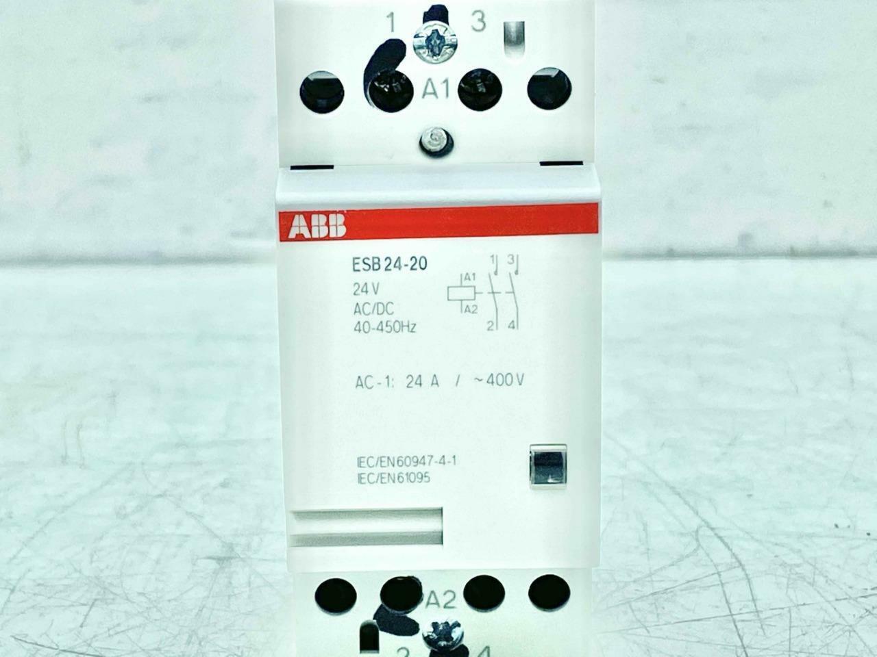 ABB ESB 24-20 Contactor 230-480 VAC 24 A - Used - Motion Constrained Surplus
