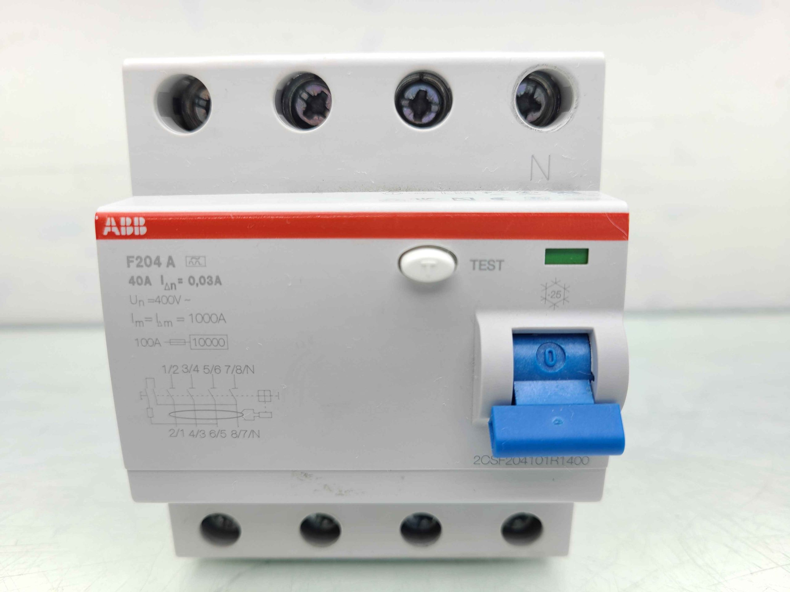 ABB F204 A-40/0,03 4-Pole Circuit Breaker 240V - Used - Image 8