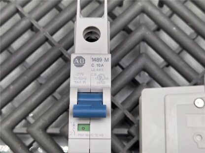 Allen Bradley 1489-M1C100 Ser. D Circuit Breaker 10A Single Pole Lot of 2 - Used - Image 4