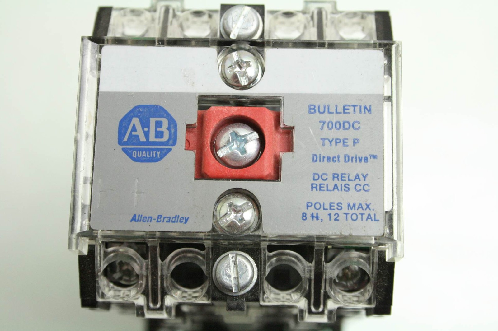 Allen-Bradley 700DC-P1000Z24 Industrial 8 Pole DC Relay 24V Coils - Used - Image 7