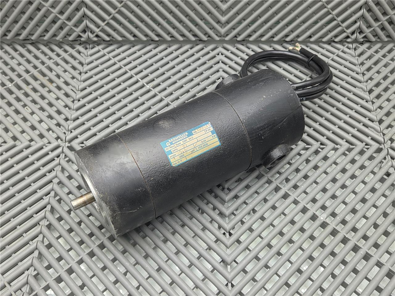 Baumuller Nurnberg GNF56D DC Motor 95V DC, 0.5 HP 4000rpm 109911 - Used - Image 9