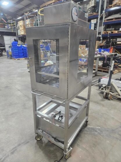 CRI Stainless HEPA Filter Cleanroom Sterile Mobile Cabinet SAM-18x18-SS-NCR - Used - Image 6