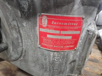Camco Ferguson 122-5202M-120 Rotary Indexer 12 Position 40:1 R300 Gear Reducer - Used - Image 6