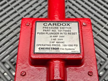 Chemetron Cardox 10170065 Pressure Switch, 30A, 250V, 150-1000psi - Used - Image 3