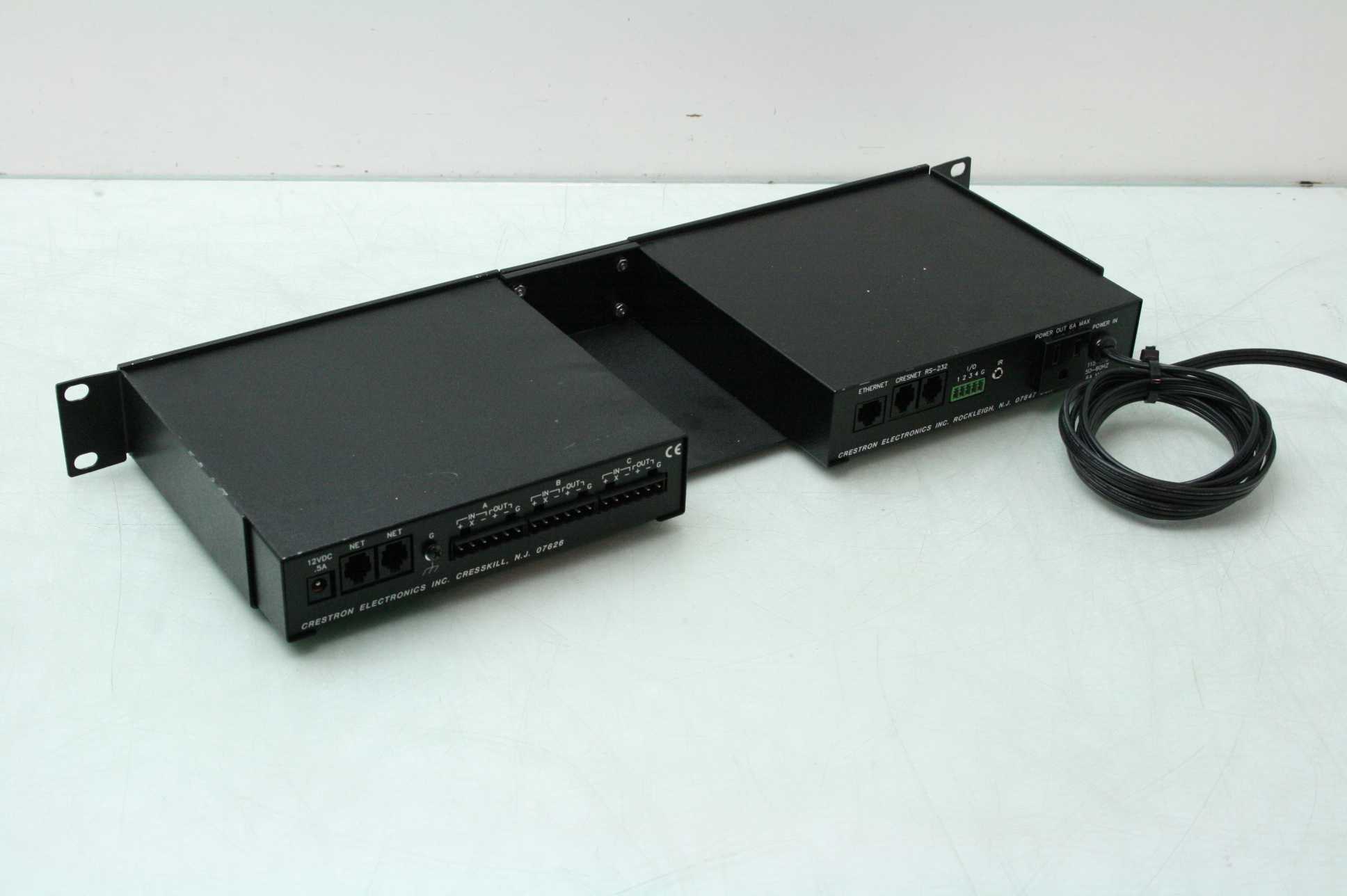 Crestron CEN-TVAV Control Module with ST-VC Volume Control on Module Rack Mount - Used - Image 18