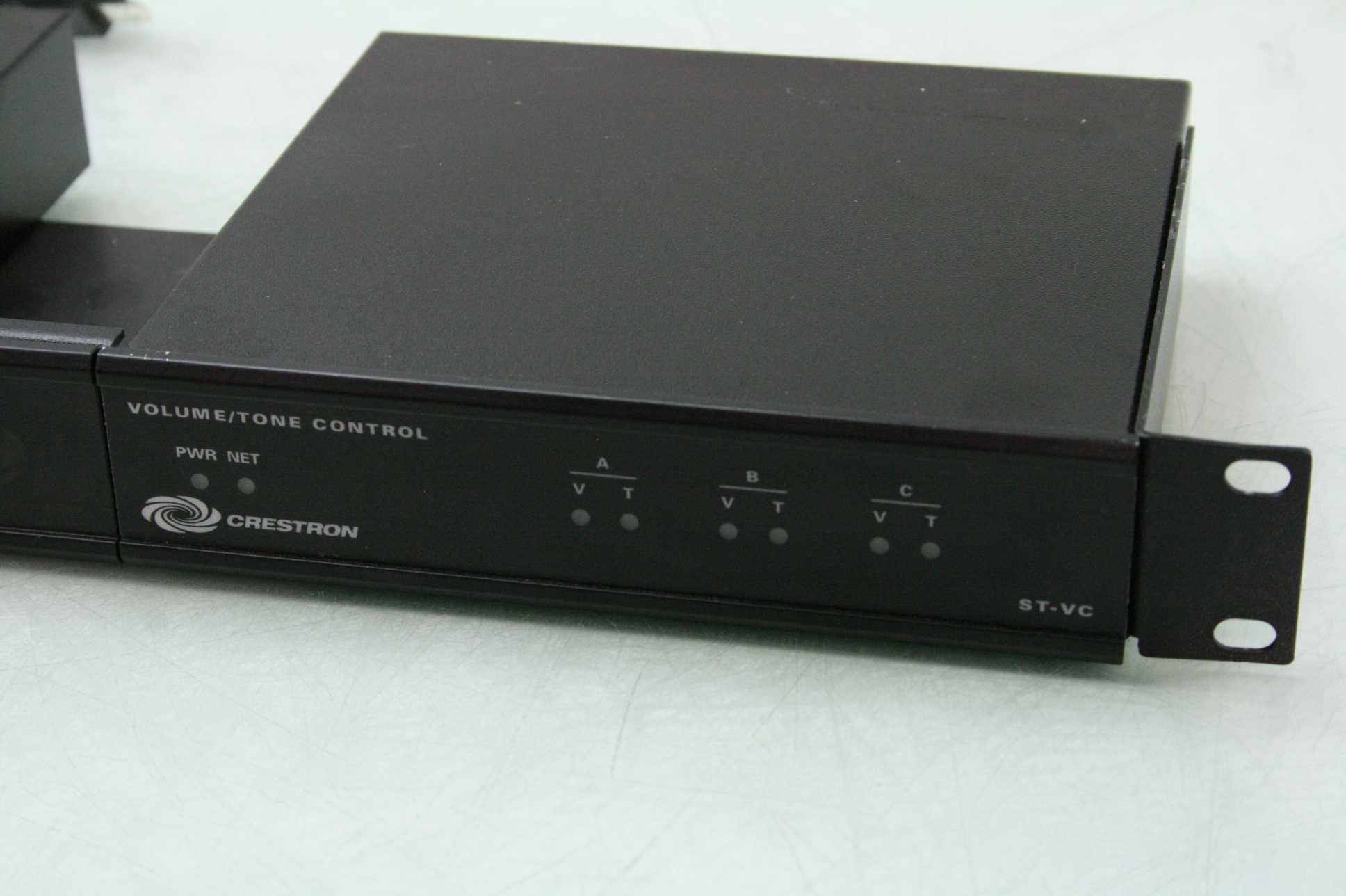 Crestron CEN-TVAV Control Module with ST-VC Volume Control on Module Rack Mount - Used - Image 24