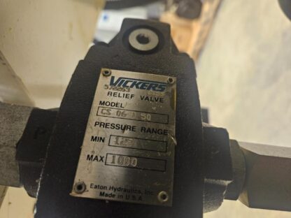 Eaton / Vickers 3 HP Hydraulic Power Unit 1.5 kW Hot Oil Circulator 20 GPM - Used - Image 6