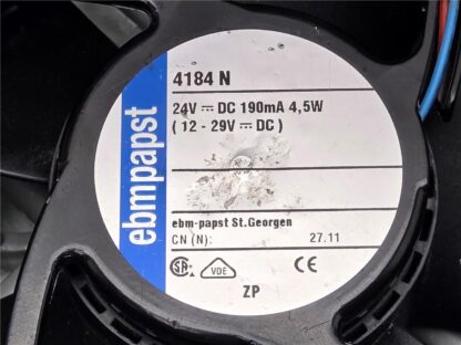 Ebm-Papst Type 4184 N Tube Axial Fan - Used - Image 8