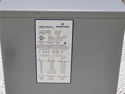 Emerson HS5F10AS General Purpose Transformer 240 x 480VAC, 10 kVA - Used - Image 11