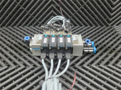Festo 6-Slot Valve Manifold Block PRS-M5-6 w/ 34307, 34311, 34309 Solenoid Valve - Used - Image 13