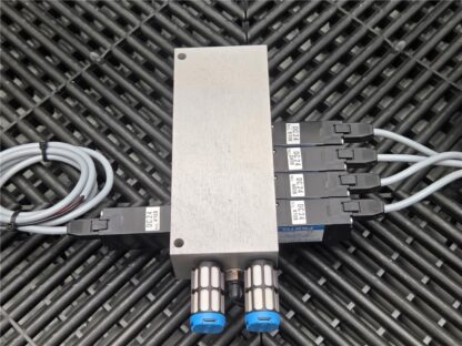 Festo 6-Slot Valve Manifold Block PRS-M5-6 w/ 34307, 34311, 34309 Solenoid Valve - Used - Image 17