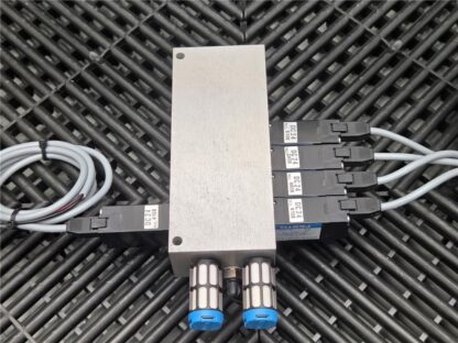 Festo 6-Slot Valve Manifold Block PRS-M5-6 w/ 34307, 34311, 34309 Solenoid Valve - Used - Image 8