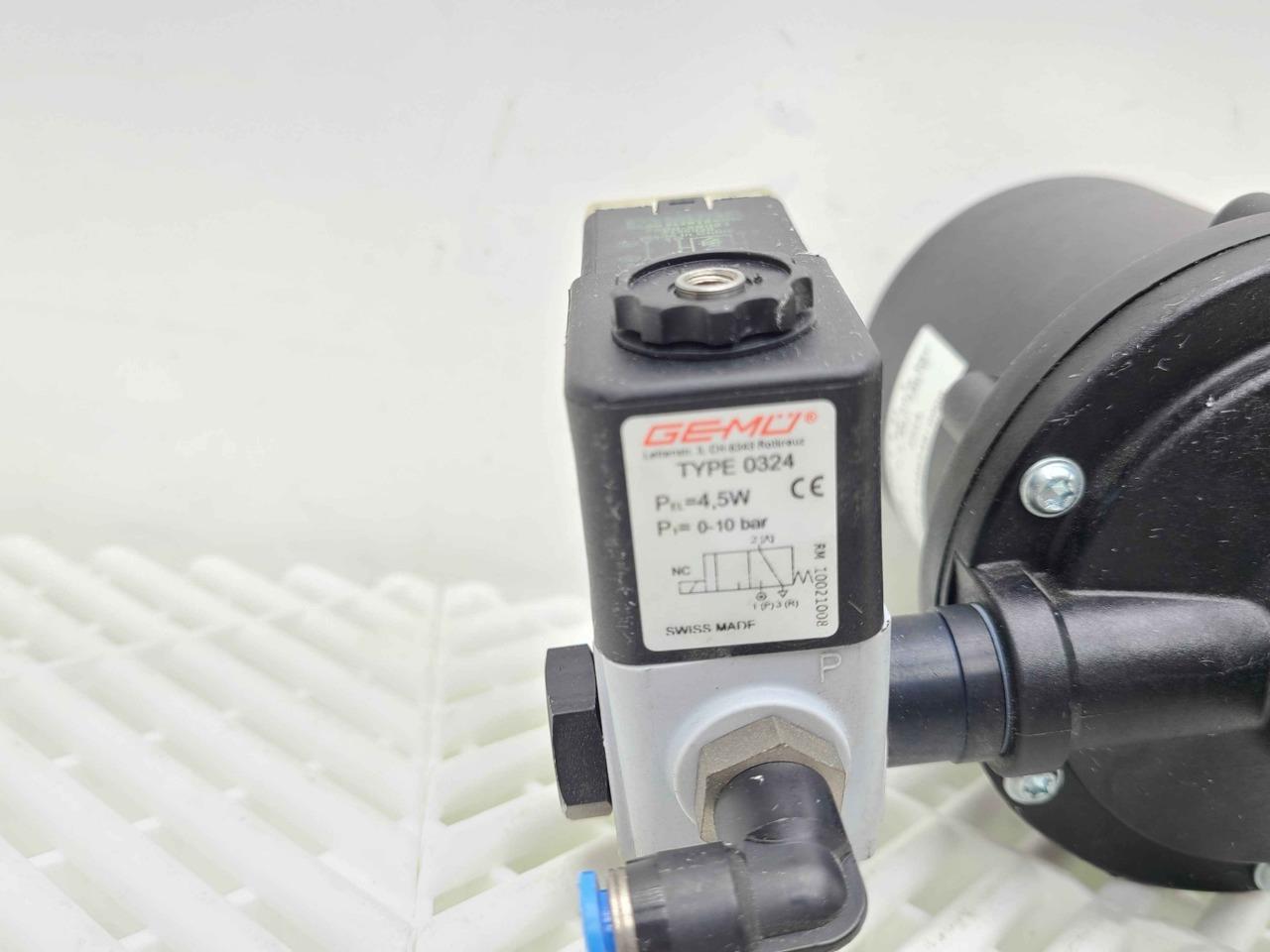 Gemu 554-25D-1-9-51-1 Pneumatic Angle Seat Globe Valve 1" Brass - Used - Image 15