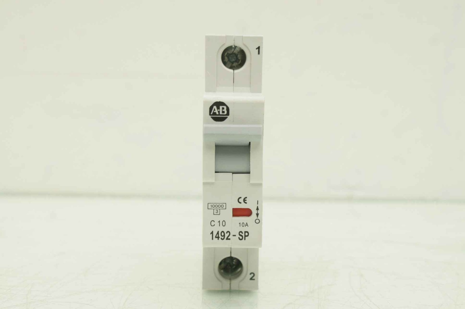 Lot of 2 Allen-Bradley 1492-SP1C100 1 Pole, 10 Amp Circuit Breakers - Used - Image 4
