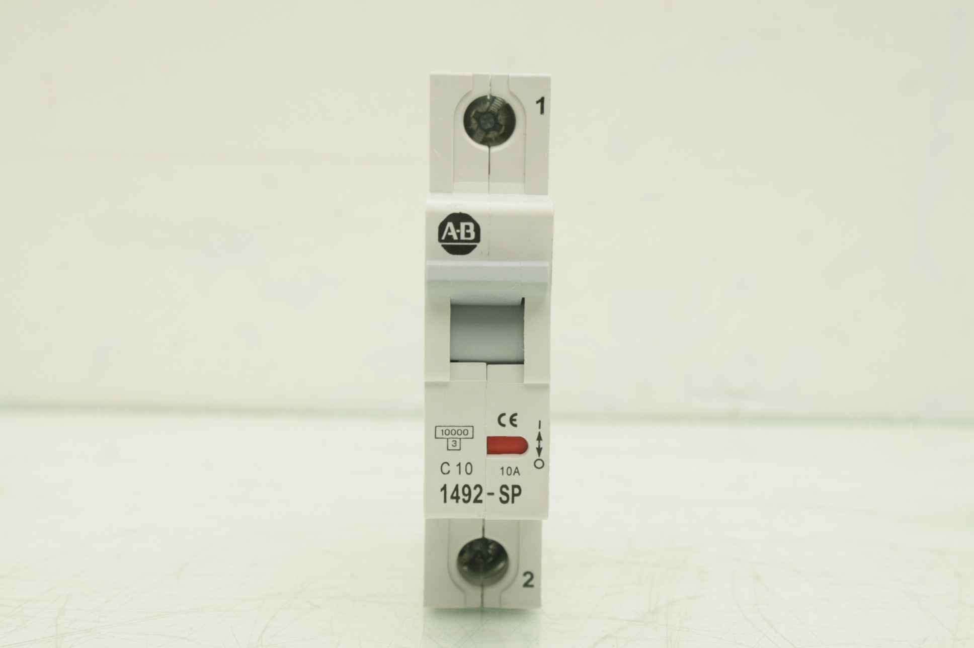 Lot of 2 Allen-Bradley 1492-SP1C100 1 Pole, 10 Amp Circuit Breakers - Used - Image 8