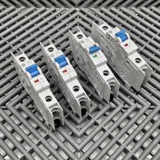 Lot of 4 Allen Bradley 1489-M1D Ser D Circuit Breakers 1A / 6A / 15A / 20A - Used