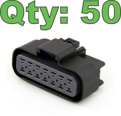 New (50) Aptiv 15326917  GT 280 Series, 14-Way Sealed Female Connector - New - Image 7