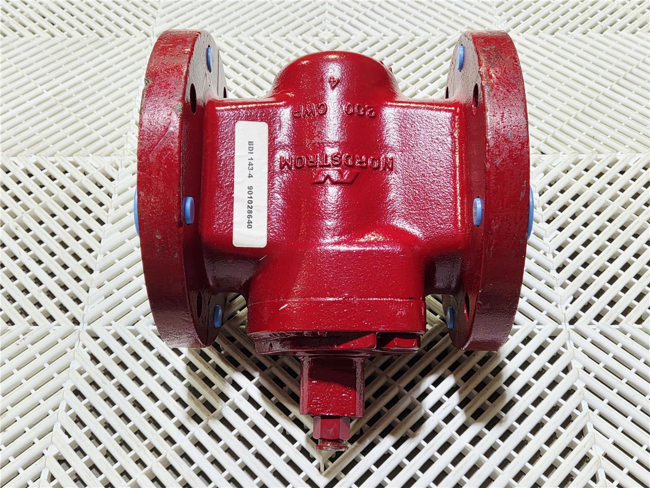 New Flowserve Nordstrom 143-4 Cast Iron Vandal Proof Lubricated Plug Valve 4" - New - Image 13