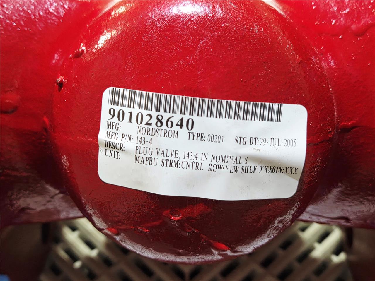 New Flowserve Nordstrom 143-4 Cast Iron Vandal Proof Lubricated Plug Valve 4" - New - Image 14