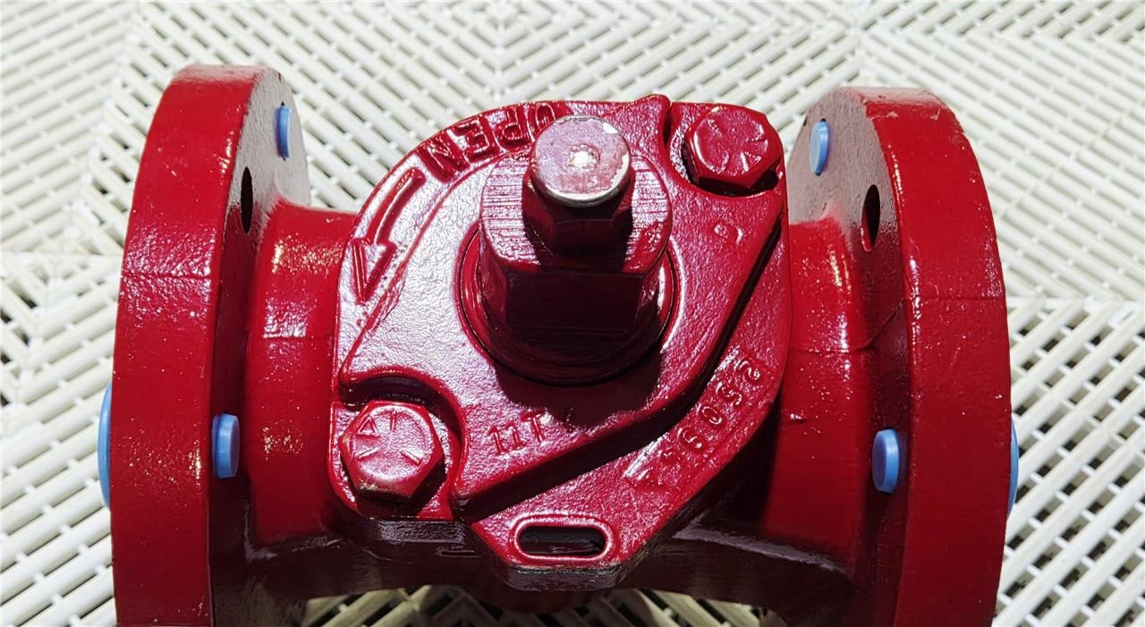 New Flowserve Nordstrom 143-4 Cast Iron Vandal Proof Lubricated Plug Valve 4" - New - Image 3