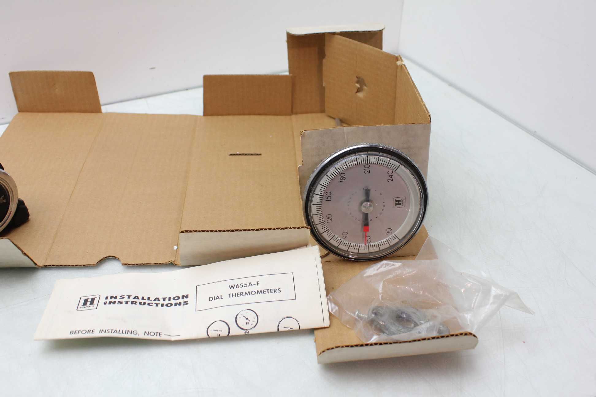 New Honeywell W655E-1016 Stainless Dial Insertion Thermometer 1/4" x 9" Stem - New - Image 12