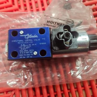 New Milwaukee Cylinder MCV3-42C-24 Hydraulic Directional Control Valve 24V DC - New