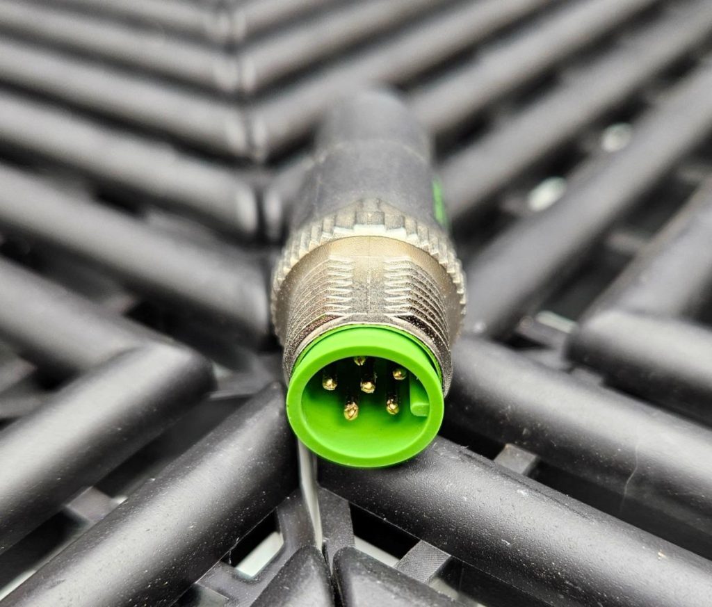 New Murr 7000-15041 Field Wireable M12 Connector 6-Pin Male Axial ...