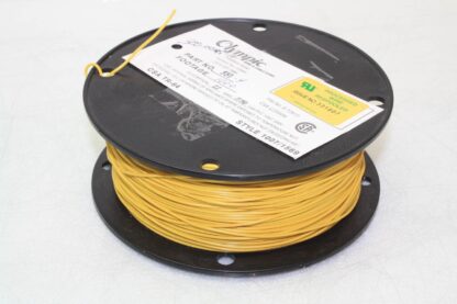 New Olympic 351-4 Spool 800' 22 AWG Yellow Hook Up Wire 105 Deg C UL1007/1569 - New - Image 3