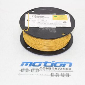 New Olympic 351-4 Spool 800' 22 AWG Yellow Hook Up Wire 105 Deg C UL1007/1569 - New