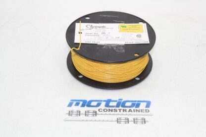 New Olympic 351-4 Spool 800' 22 AWG Yellow Hook Up Wire 105 Deg C UL1007/1569 - New
