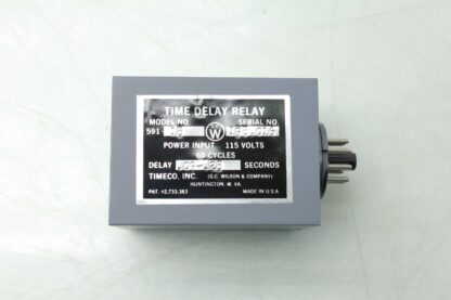 New TIMECO 591-18 AC Time Delay Socket Relay / .09 - .28 Delay Seconds - New - Image 8
