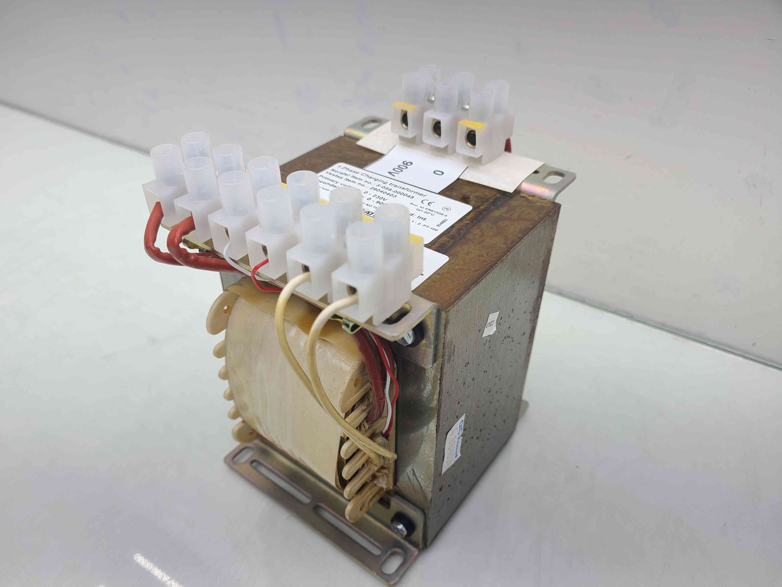 Noratel 1-Phase Charging Transformer 5-058-000048 0-230VAC, Vestas #29040403 - Used - Image 9