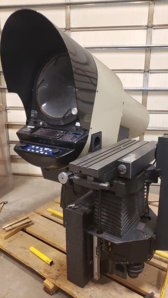OPG OQ20 Optical Comparator 20" Motorized DRO w/10X / 20X / 50X Lenses - Used - Image 15