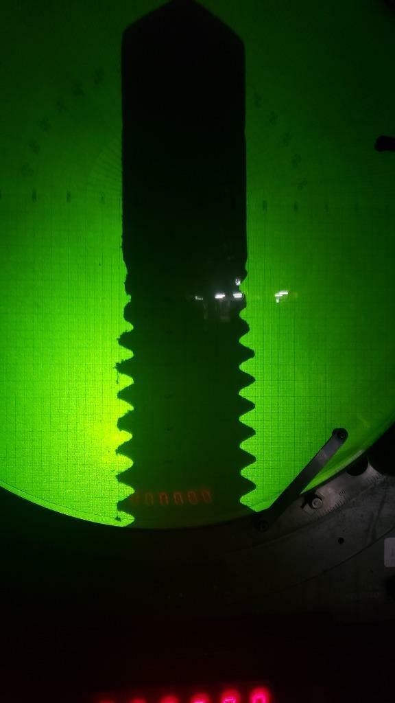 OPG OQ20 Optical Comparator 20" Motorized DRO w/10X / 20X / 50X Lenses - Used - Image 6