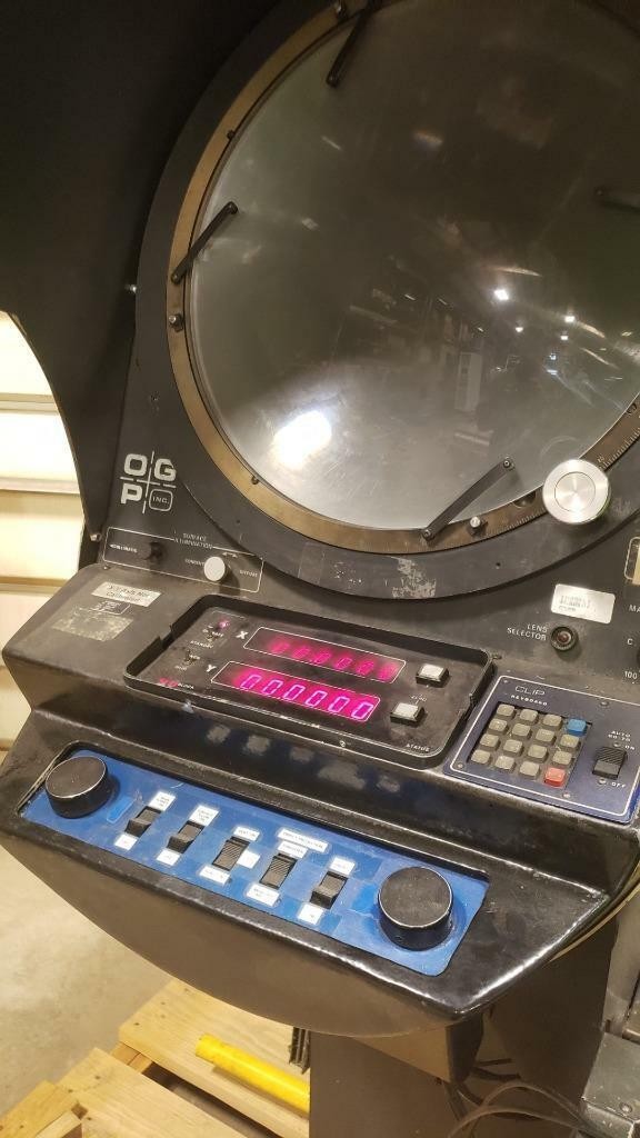 OPG OQ20 Optical Comparator 20" Motorized DRO w/10X / 20X / 50X Lenses - Used - Image 9