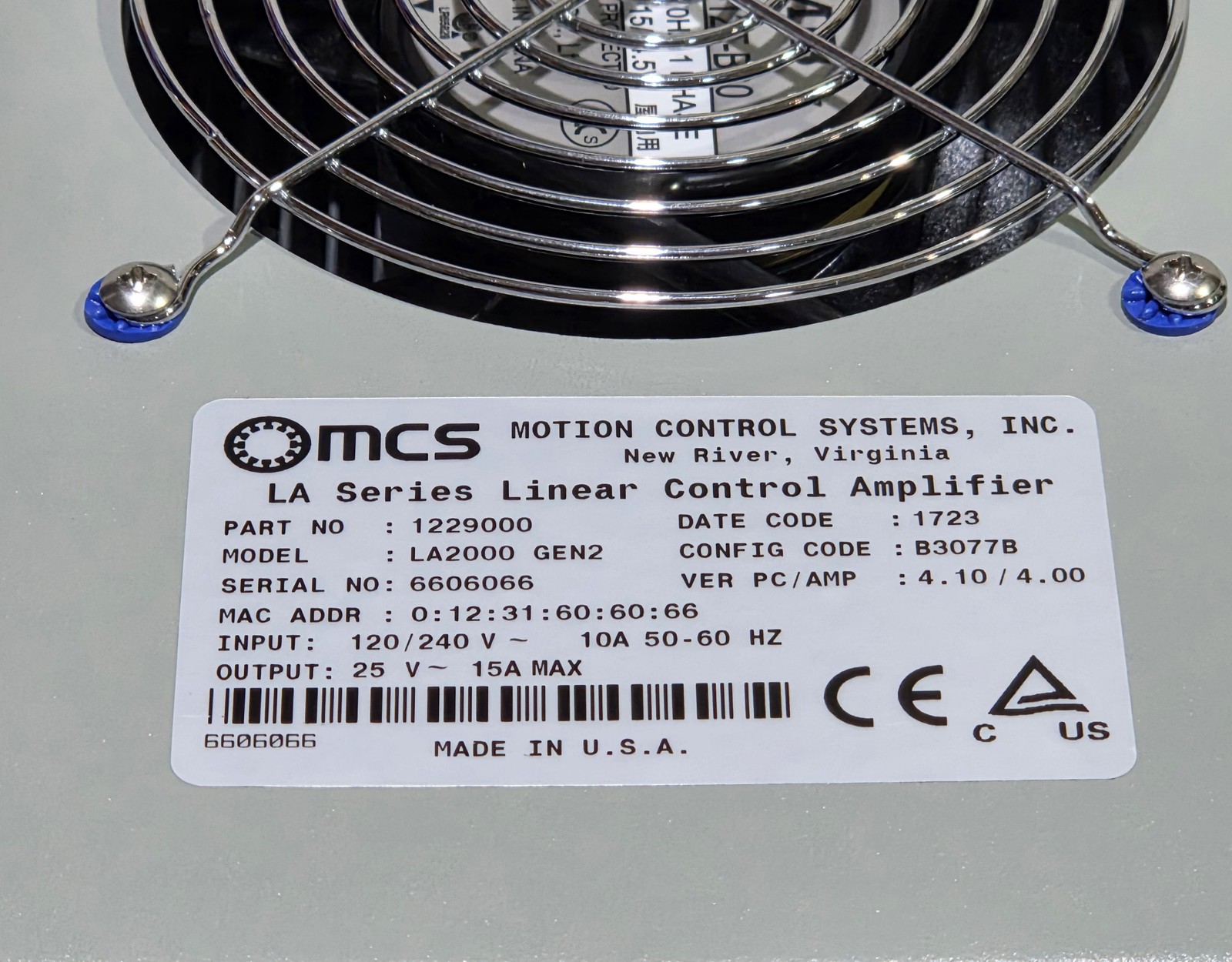 Professional Instruments ISO 3R PG Air Bearing Spindle MCS LA2000 GEN2 System - Used - Image 11