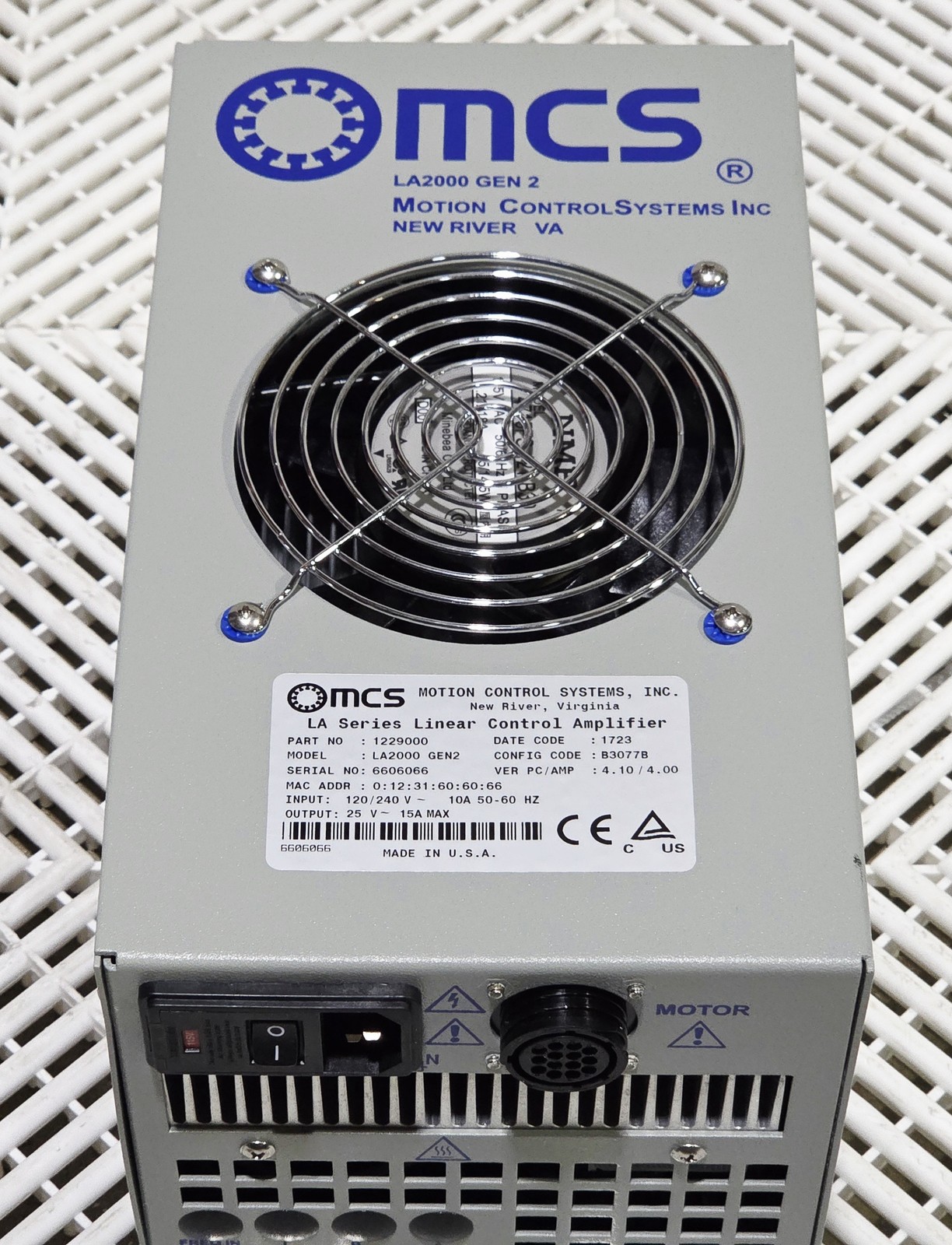 Professional Instruments ISO 3R PG Air Bearing Spindle MCS LA2000 GEN2 System - Used - Image 12