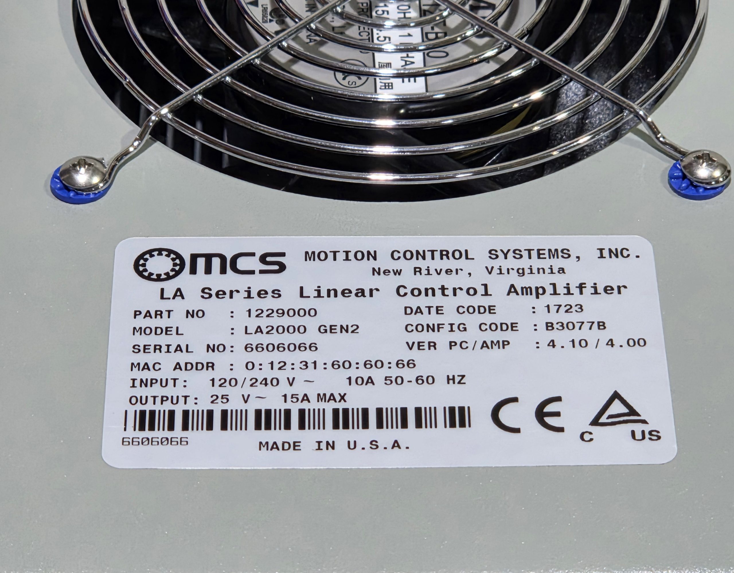 Professional Instruments ISO 3R PG Air Bearing Spindle MCS LA2000 GEN2 System - Used - Image 24